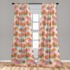 Ambesonne Jungle Themed Curtains, Romantic Autumn Vibes Branch and Berry Pattern with Neutral Colors Boho, Window Treatments 2 Panel Set for Living Room Bedroom, Pair of – 28″ x 63″, Blush Dried Rose(Burnt Sienna Pale Pink)