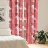 Ambesonne Jungle Themed Curtains, Romantic Autumn Vibes Branch and Berry Pattern with Neutral Colors Boho, Window Treatments 2 Panel Set for Living Room Bedroom, Pair of – 28″ x 63″, Blush Dried Rose(Coral Pale Maroon)