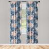 Ambesonne Jungle Themed Curtains, Romantic Autumn Vibes Branch and Berry Pattern with Neutral Colors Boho, Window Treatments 2 Panel Set for Living Room Bedroom, Pair of – 28″ x 63″, Blush Dried Rose(Slate Blue and Blush)