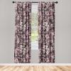Ambesonne Jungle Themed Curtains, Romantic Autumn Vibes Branch and Berry Pattern with Neutral Colors Boho, Window Treatments 2 Panel Set for Living Room Bedroom, Pair of – 28″ x 63″, Blush Dried Rose(Charcoal Grey Pale Pink)