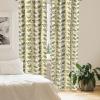 Ambesonne Jungle Themed Curtains, Romantic Autumn Vibes Branch and Berry Pattern with Neutral Colors Boho, Window Treatments 2 Panel Set for Living Room Bedroom, Pair of – 28″ x 63″, Blush Dried Rose(Apple Green Fern Green)
