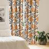 Ambesonne Jungle Themed Curtains, Romantic Autumn Vibes Branch and Berry Pattern with Neutral Colors Boho, Window Treatments 2 Panel Set for Living Room Bedroom, Pair of – 28″ x 63″, Blush Dried Rose(Burnt Sienna and Dark Teal)