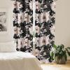 Ambesonne Jungle Themed Curtains, Romantic Autumn Vibes Branch and Berry Pattern with Neutral Colors Boho, Window Treatments 2 Panel Set for Living Room Bedroom, Pair of – 28″ x 63″, Blush Dried Rose(Blush Charcoal)