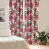 Ambesonne Jungle Themed Curtains, Romantic Autumn Vibes Branch and Berry Pattern with Neutral Colors Boho, Window Treatments 2 Panel Set for Living Room Bedroom, Pair of – 28″ x 63″, Blush Dried Rose(Dark Pink Green and Blue)