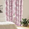 Ambesonne Jungle Themed Curtains, Romantic Autumn Vibes Branch and Berry Pattern with Neutral Colors Boho, Window Treatments 2 Panel Set for Living Room Bedroom, Pair of – 28″ x 63″, Blush Dried Rose(Rose Pale Pink Dried Rose)