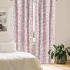 Ambesonne Jungle Themed Curtains, Romantic Autumn Vibes Branch and Berry Pattern with Neutral Colors Boho, Window Treatments 2 Panel Set for Living Room Bedroom, Pair of – 28″ x 63″, Blush Dried Rose(Blush Dried Rose)