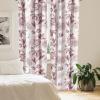 Ambesonne Jungle Themed Curtains, Romantic Autumn Vibes Branch and Berry Pattern with Neutral Colors Boho, Window Treatments 2 Panel Set for Living Room Bedroom, Pair of – 28″ x 63″, Blush Dried Rose(Chocolate and Pale Pink)