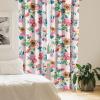 Ambesonne Jungle Themed Curtains, Romantic Autumn Vibes Branch and Berry Pattern with Neutral Colors Boho, Window Treatments 2 Panel Set for Living Room Bedroom, Pair of – 28″ x 63″, Blush Dried Rose(Multicolor Blush)