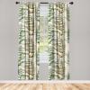 Ambesonne Jungle Themed Curtains, Romantic Autumn Vibes Branch and Berry Pattern with Neutral Colors Boho, Window Treatments 2 Panel Set for Living Room Bedroom, Pair of – 28″ x 63″, Blush Dried Rose(Beige Emerald and Fawn)