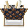 Ambesonne Love Magazine and Book Holder, Hand Written I Love You Phrases Heart Valentines Day Inspiration, Floor Rack Decor for Interior of Home & Office, 22″ x 19″, Vermilion Black White(Dark Blue Orange)