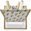 Ambesonne Love Magazine and Book Holder, Hand Written I Love You Phrases Heart Valentines Day Inspiration, Floor Rack Decor for Interior of Home & Office, 22″ x 19″, Vermilion Black White(Yellow Black White)