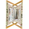 Ambesonne Love Magazine and Book Holder, Hand Written I Love You Phrases Heart Valentines Day Inspiration, Floor Rack Decor for Interior of Home & Office, 22″ x 19″, Vermilion Black White(Olive Green Pale Green)