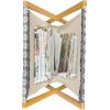 Ambesonne Love Magazine and Book Holder, Hand Written I Love You Phrases Heart Valentines Day Inspiration, Floor Rack Decor for Interior of Home & Office, 22″ x 19″, Vermilion Black White(Grey White Black)
