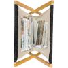 Ambesonne Love Magazine and Book Holder, Hand Written I Love You Phrases Heart Valentines Day Inspiration, Floor Rack Decor for Interior of Home & Office, 22″ x 19″, Vermilion Black White(Black Grey)