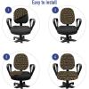 Ambesonne Love Office Chair Slipcover, Mini Pattern with Symmetric Tiny Heart Shapes Valentine’s Day Themed Illustration, Protective Stretch Decorative Fabric Cover, Multicolor