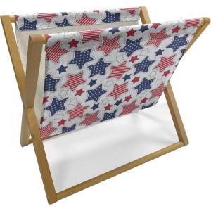 Ambesonne Love Magazine and Book Holder, Hand Written I Love You Phrases Heart Valentines Day Inspiration, Floor Rack Decor for Interior of Home & Office, 22″ x 19″, Vermilion Black White(Indigo Red White)