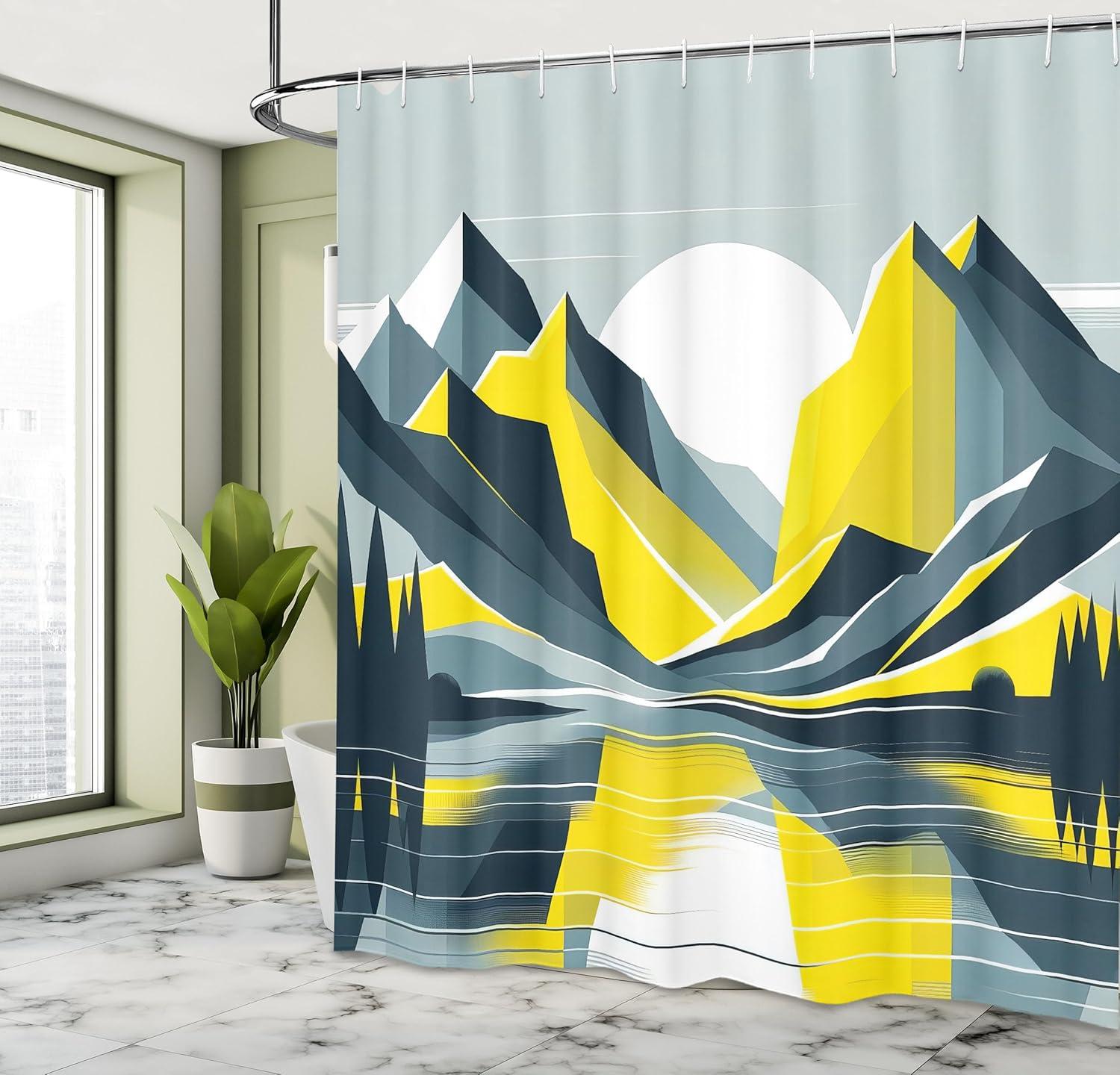 imageAmbesonne Leopard Print Shower Curtain Blooming Romantic Medieval Garden Roses Weathered Earthy Details Cloth Fabric Bathroom Decor Set with Hooks 69 W x 70 L Pale Pink Laurel GreenMustard Purpleblue White