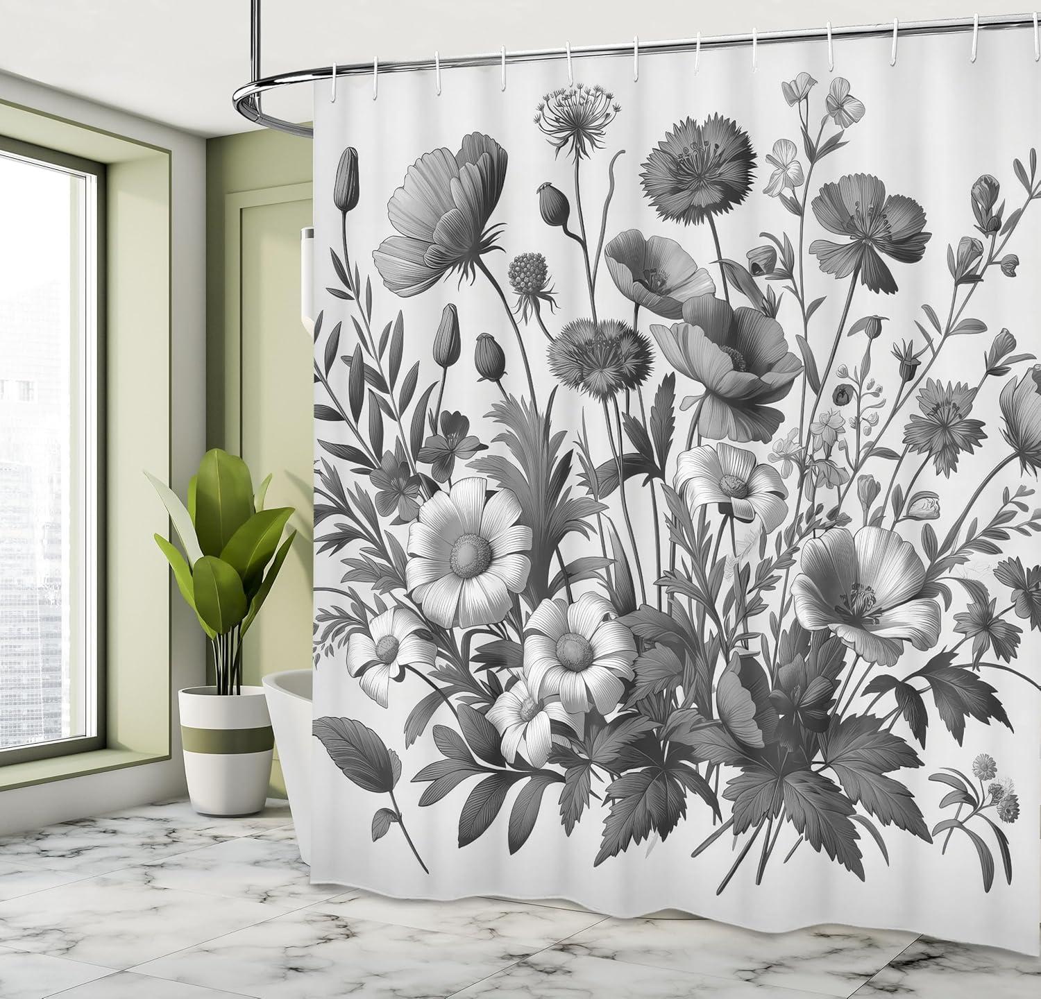 imageAmbesonne Live Laugh Love Shower Curtain Romantic Design with Hand Drawn Stripes and Calligraphic Text Cloth Fabric Bathroom Decor Set with Hooks 70 Long White YellowDark Eggshell Pearl