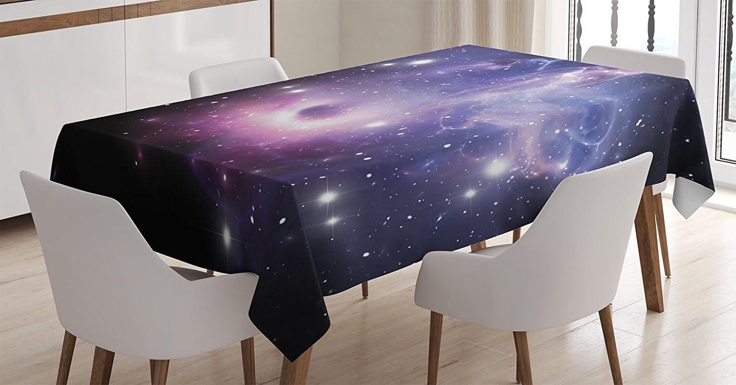 imageAmbesonne Love Tablecloth Hearts Pattern in Modern Style Valentines Day Ornate Happiness Warm Feelings Rectangular Table Cover for Dining Room Kitchen Decor 60 X 84 White RubyPurple Navy
