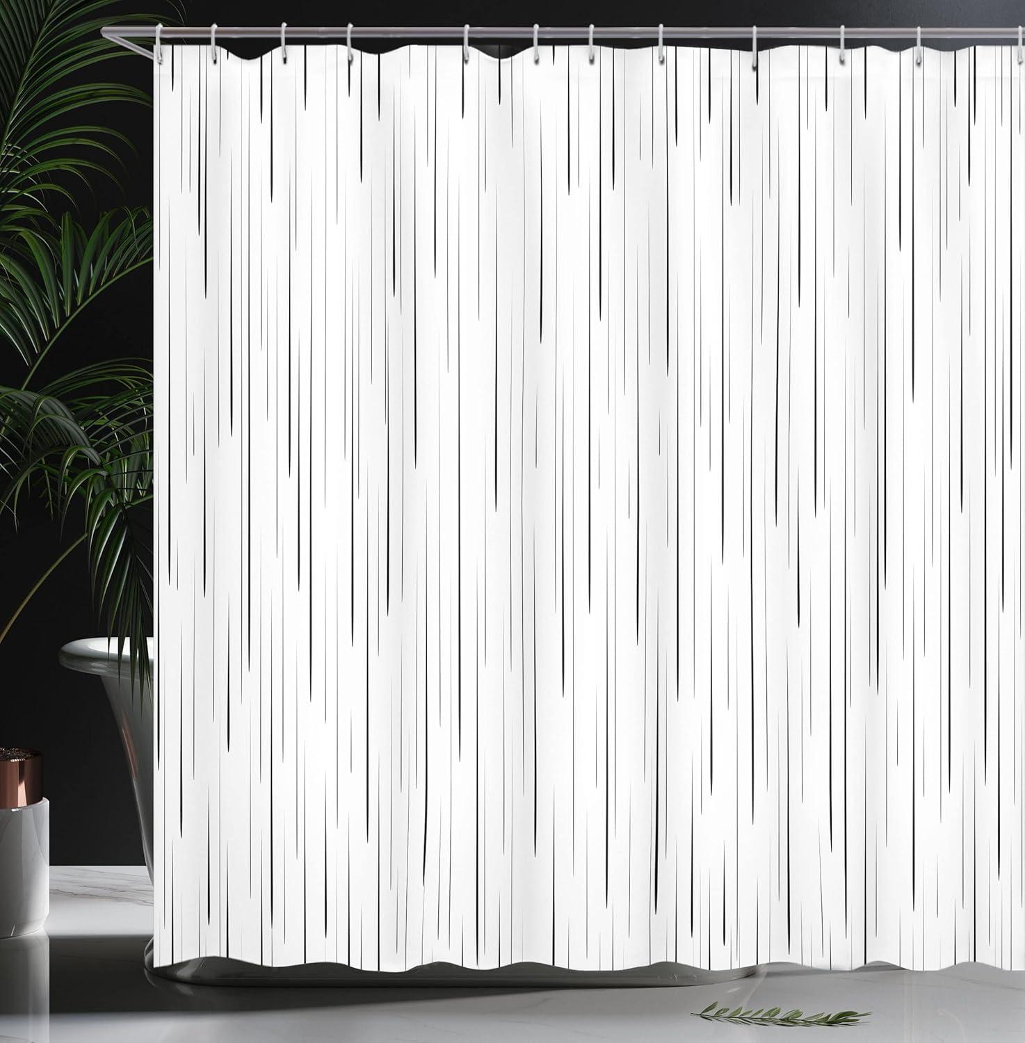 imageAmbesonne Mystic Shower Curtain Horse in Roses Garden with Butterflies Fantasy Romantic Moon Print Cloth Fabric Bathroom Decor Set with Hooks 69 W x 70 L Beige BrownBlack