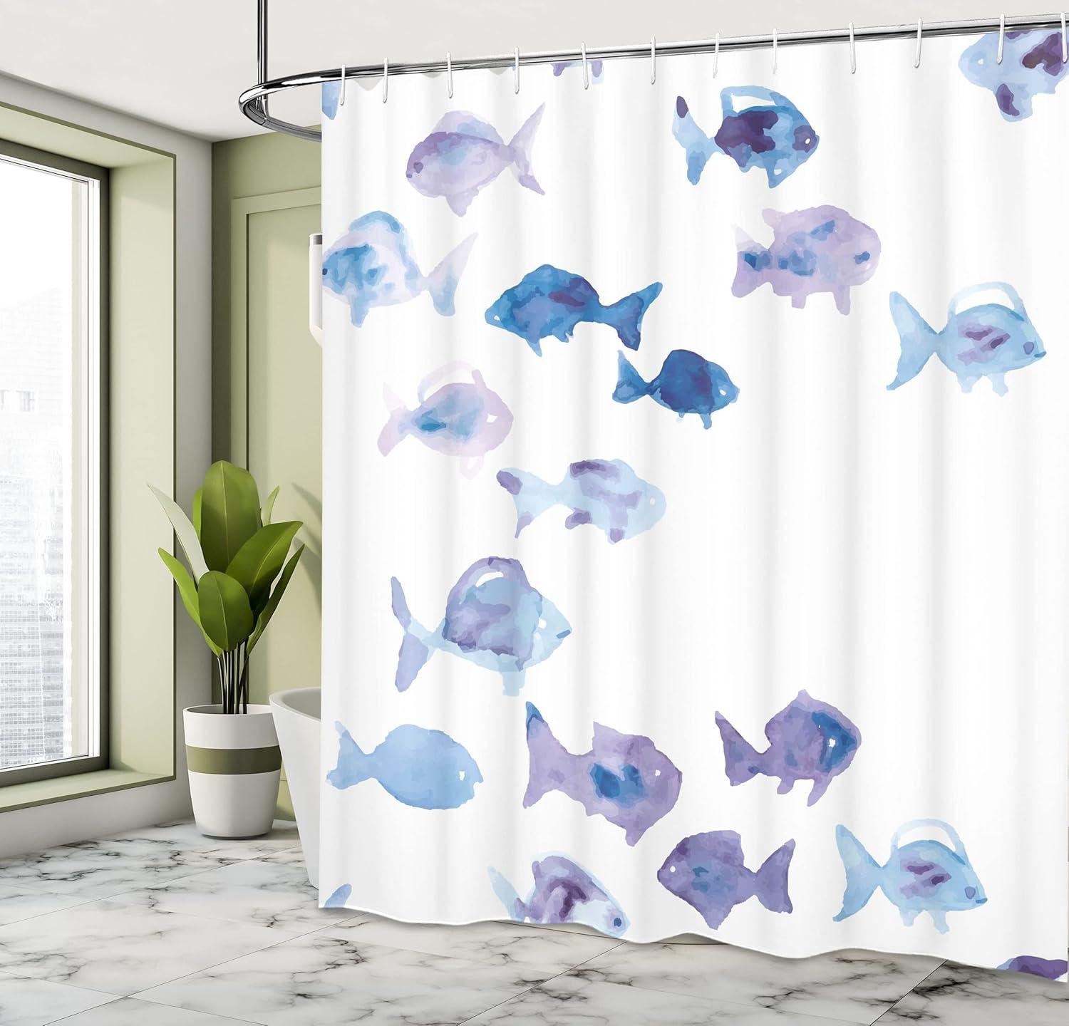 imageAmbesonne Pink Shower Curtain Dreamy Huddle of Carnation Flowers with Gentle Petals on Plain Backdrop Cloth Fabric Bathroom Decor Set with Hooks 69 W x 70 L Dark Sea Green Pale KhakiPale Blue Mauve Blue