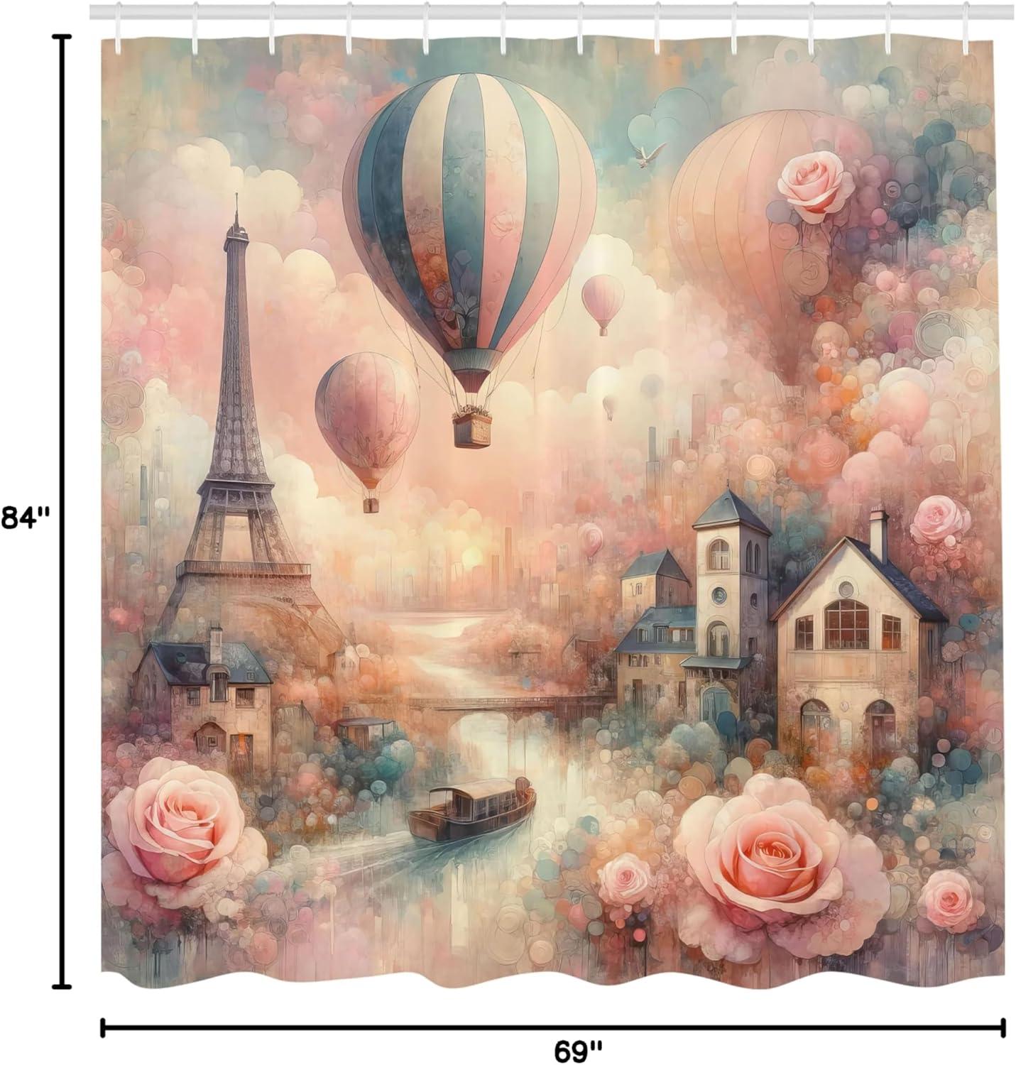 imageAmbesonne Pink Shower Curtain Dreamy Huddle of Carnation Flowers with Gentle Petals on Plain Backdrop Cloth Fabric Bathroom Decor Set with Hooks 69 W x 70 L Dark Sea Green Pale KhakiRose Pale Seafoam Ecru
