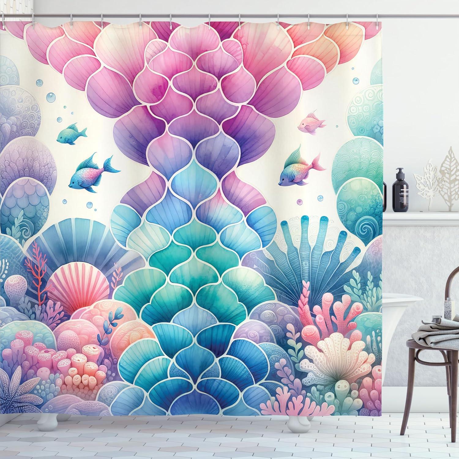 imageAmbesonne Pink Shower Curtain Dreamy Huddle of Carnation Flowers with Gentle Petals on Plain Backdrop Cloth Fabric Bathroom Decor Set with Hooks 69 W x 70 L Dark Sea Green Pale KhakiPink Blue Purple