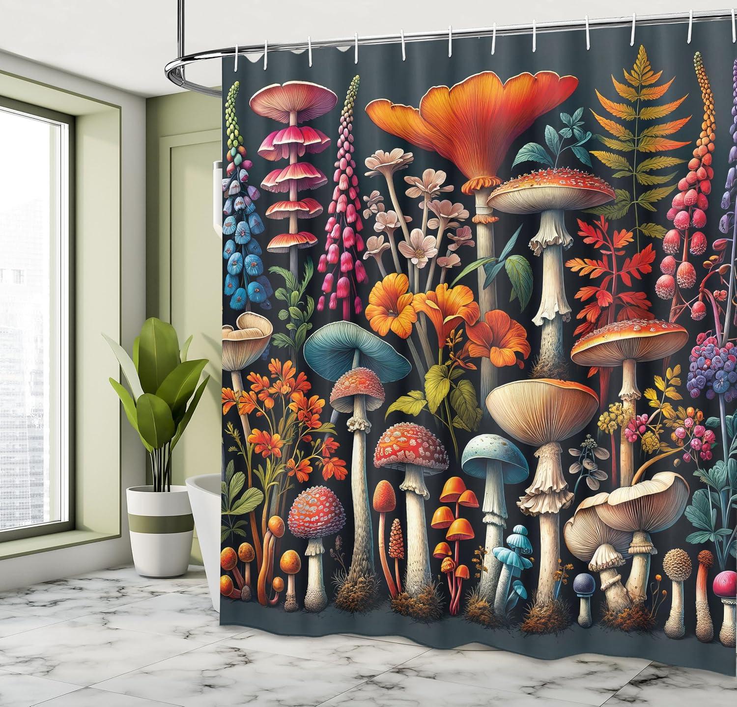 imageAmbesonne Pink Shower Curtain Dreamy Huddle of Carnation Flowers with Gentle Petals on Plain Backdrop Cloth Fabric Bathroom Decor Set with Hooks 69 W x 70 L Dark Sea Green Pale KhakiDark Blue Grey and Multicolor