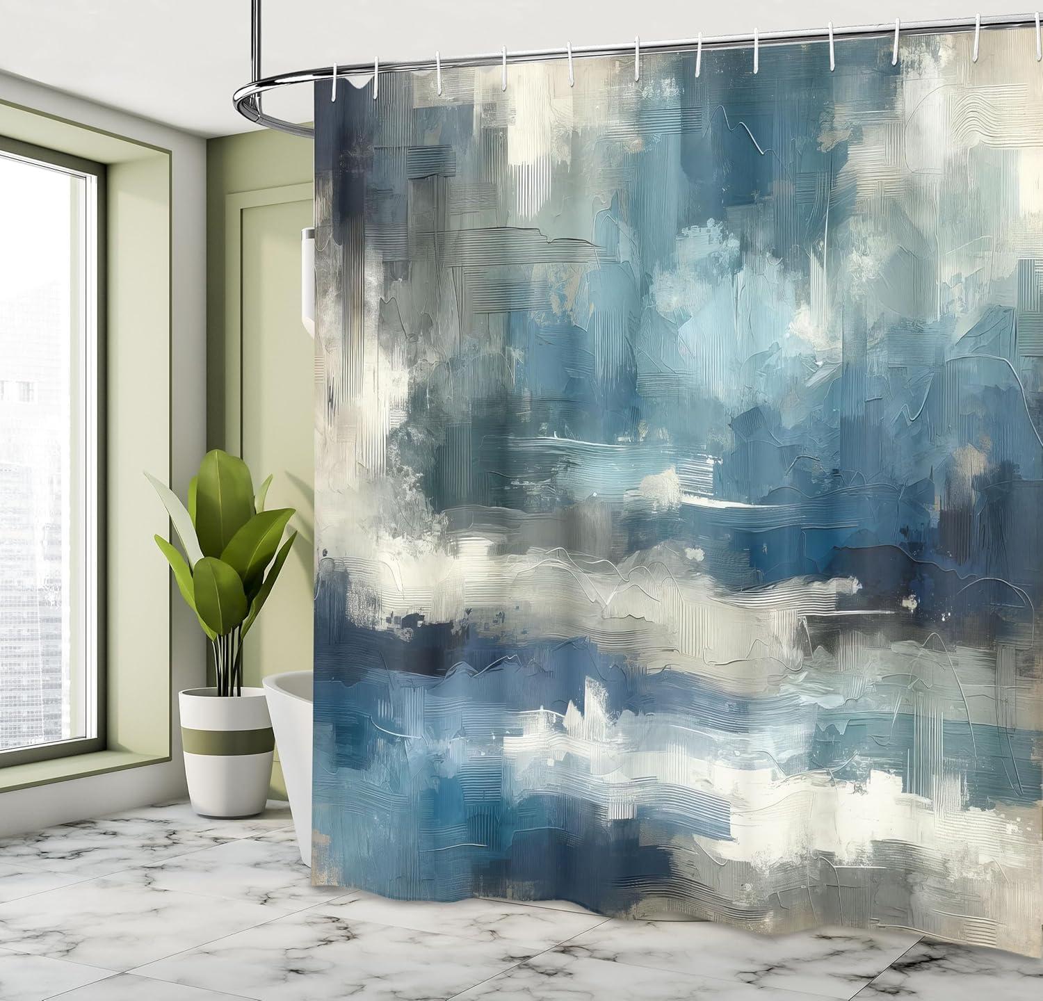 imageAmbesonne Pink Shower Curtain Dreamy Huddle of Carnation Flowers with Gentle Petals on Plain Backdrop Cloth Fabric Bathroom Decor Set with Hooks 69 W x 70 L Dark Sea Green Pale KhakiSea Blue Ecru and Coconut