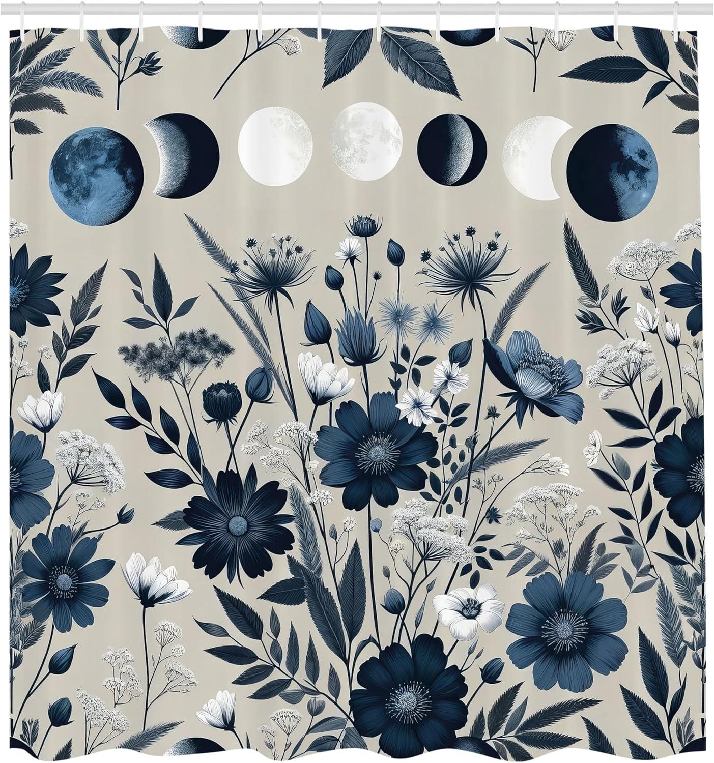 imageAmbesonne Pink Shower Curtain Dreamy Huddle of Carnation Flowers with Gentle Petals on Plain Backdrop Cloth Fabric Bathroom Decor Set with Hooks 69 W x 70 L Dark Sea Green Pale KhakiNight Blue Pale Grey