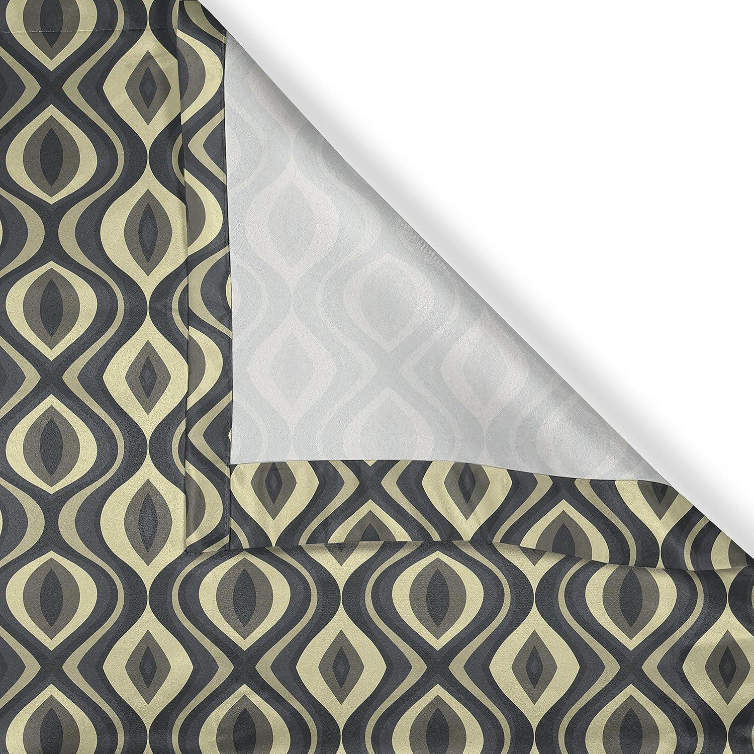 imageAmbesonne Rose Grommet Curtain Shades of Pink Gentle Seasonal Flora Romance Love Theme Valentines Day Inspired Design Decorative 2Panel Window Drapes for Bedroom Living Room 50 x 72 PinkCharcoal Grey Yellow