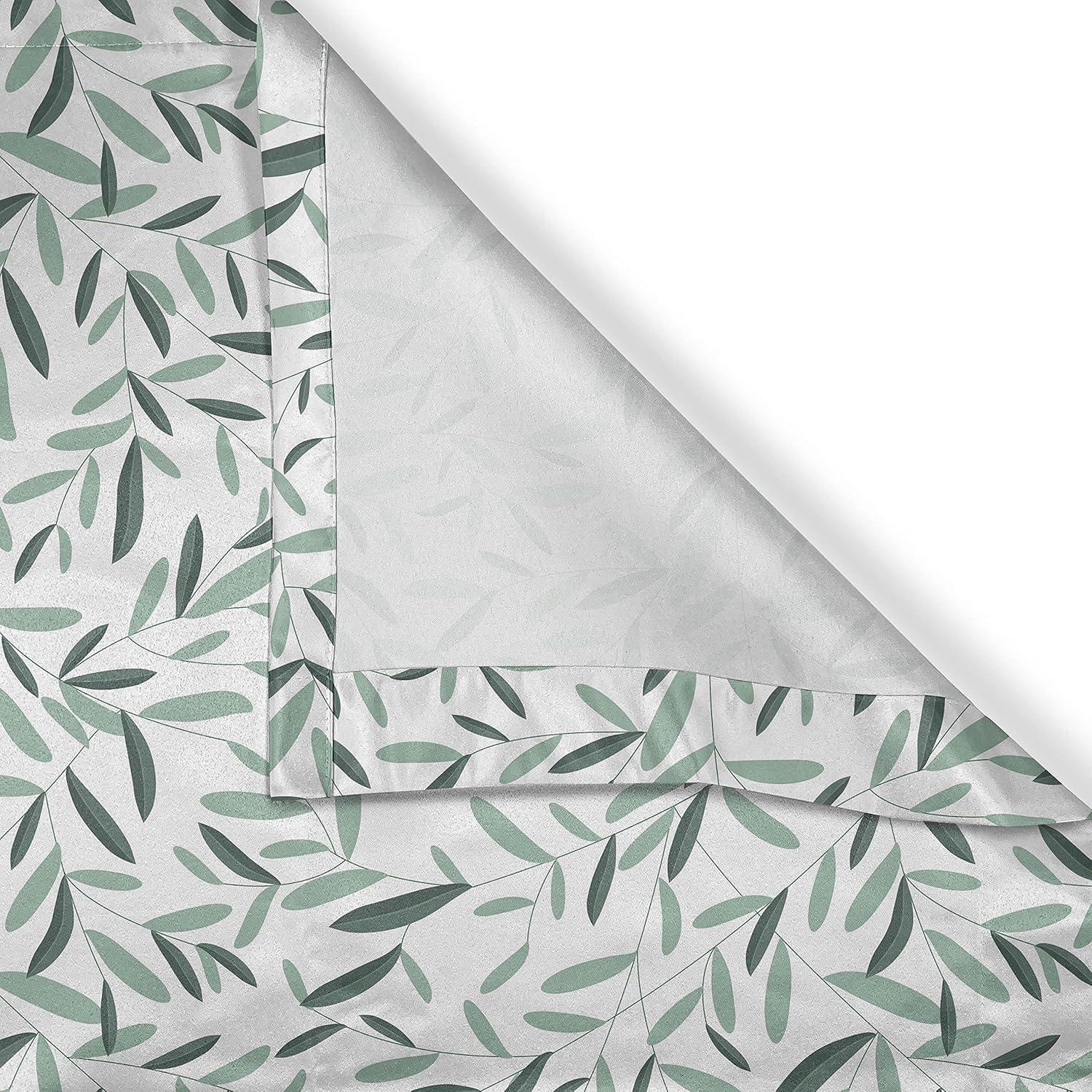 imageAmbesonne Rose Grommet Curtain Shades of Pink Gentle Seasonal Flora Romance Love Theme Valentines Day Inspired Design Decorative 2Panel Window Drapes for Bedroom Living Room 50 x 72 PinkReseda Green White
