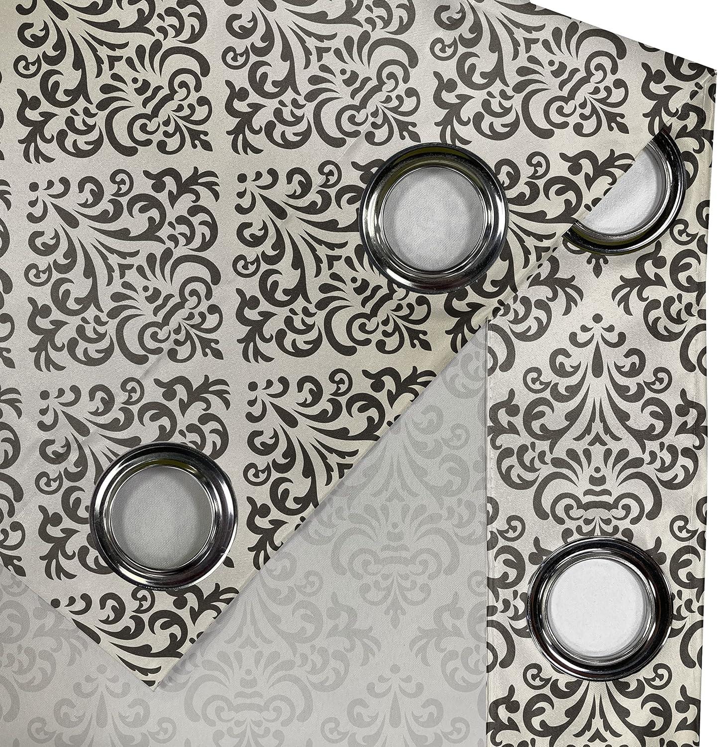 imageAmbesonne Rose Grommet Curtain Shades of Pink Gentle Seasonal Flora Romance Love Theme Valentines Day Inspired Design Decorative 2Panel Window Drapes for Bedroom Living Room 50 x 72 PinkCream Black