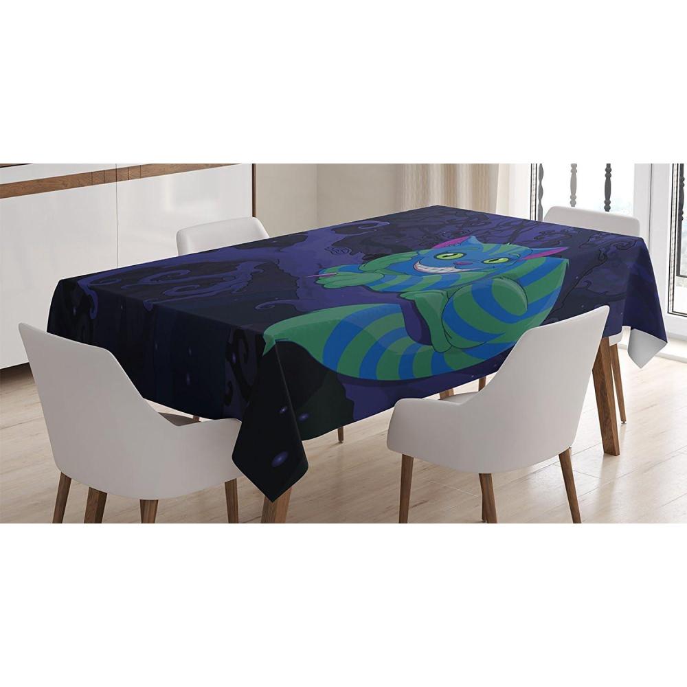 imageAmbesonne Love Tablecloth Hearts Pattern in Modern Style Valentines Day Ornate Happiness Warm Feelings Rectangular Table Cover for Dining Room Kitchen Decor 60 X 84 White RubyPurple Green