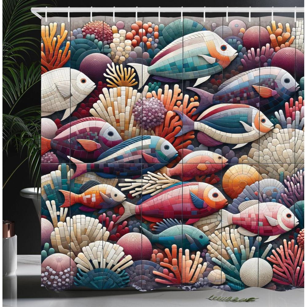 imageAmbesonne Pink Shower Curtain Dreamy Huddle of Carnation Flowers with Gentle Petals on Plain Backdrop Cloth Fabric Bathroom Decor Set with Hooks 69 W x 70 L Dark Sea Green Pale KhakiPlum Orange and Teal
