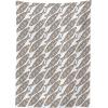 Ambesonne Love Tablecloth, Hearts Pattern in Modern Style Valentine’s Day Ornate Happiness Warm Feelings, Rectangular Table Cover for Dining Room Kitchen Decor, 60″ X 84″, White Ruby(Indigo Yellow)