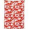 Ambesonne Love Tablecloth, Hearts Pattern in Modern Style Valentine’s Day Ornate Happiness Warm Feelings, Rectangular Table Cover for Dining Room Kitchen Decor, 60″ X 84″, White Ruby(White Ruby)