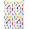 Ambesonne Love Tablecloth, Hearts Pattern in Modern Style Valentine’s Day Ornate Happiness Warm Feelings, Rectangular Table Cover for Dining Room Kitchen Decor, 60″ X 84″, White Ruby(Pastel Yellow)