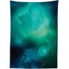 Ambesonne Love Tablecloth, Hearts Pattern in Modern Style Valentine’s Day Ornate Happiness Warm Feelings, Rectangular Table Cover for Dining Room Kitchen Decor, 60″ X 84″, White Ruby(Teal Navy)