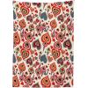 Ambesonne Love Tablecloth, Hearts Pattern in Modern Style Valentine’s Day Ornate Happiness Warm Feelings, Rectangular Table Cover for Dining Room Kitchen Decor, 60″ X 84″, White Ruby(Mustard Cream)