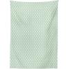 Ambesonne Love Tablecloth, Hearts Pattern in Modern Style Valentine’s Day Ornate Happiness Warm Feelings, Rectangular Table Cover for Dining Room Kitchen Decor, 60″ X 84″, White Ruby(Green White)