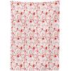 Ambesonne Love Tablecloth, Hearts Pattern in Modern Style Valentine’s Day Ornate Happiness Warm Feelings, Rectangular Table Cover for Dining Room Kitchen Decor, 60″ X 84″, White Ruby(White Rose)