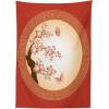 Ambesonne Love Tablecloth, Hearts Pattern in Modern Style Valentine’s Day Ornate Happiness Warm Feelings, Rectangular Table Cover for Dining Room Kitchen Decor, 60″ X 84″, White Ruby(Peach Coral)
