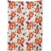 Ambesonne Love Tablecloth, Hearts Pattern in Modern Style Valentine’s Day Ornate Happiness Warm Feelings, Rectangular Table Cover for Dining Room Kitchen Decor, 60″ X 84″, White Ruby(Orange Cream)