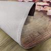 Ambesonne Valentine Place Mats Set of 4, Different Types of Heart Shapes Romance Love Theme Watercolor Striped Art, Washable Fabric Placemats for Dining Table, Standard Size, White Black(Brown Pink)