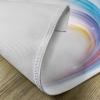 Ambesonne Valentine Place Mats Set of 4, Different Types of Heart Shapes Romance Love Theme Watercolor Striped Art, Washable Fabric Placemats for Dining Table, Standard Size, White Black(Blue Purple)