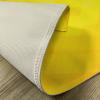 Ambesonne Valentine Place Mats Set of 4, Different Types of Heart Shapes Romance Love Theme Watercolor Striped Art, Washable Fabric Placemats for Dining Table, Standard Size, White Black(Marigold Yellow)
