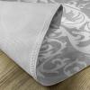 Ambesonne Valentine Place Mats Set of 4, Different Types of Heart Shapes Romance Love Theme Watercolor Striped Art, Washable Fabric Placemats for Dining Table, Standard Size, White Black(Seafoam Grey)