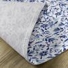 Ambesonne Valentine Place Mats Set of 4, Different Types of Heart Shapes Romance Love Theme Watercolor Striped Art, Washable Fabric Placemats for Dining Table, Standard Size, White Black(Blue Navy)