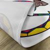Ambesonne Valentine Place Mats Set of 4, Different Types of Heart Shapes Romance Love Theme Watercolor Striped Art, Washable Fabric Placemats for Dining Table, Standard Size, White Black(Multicolor)